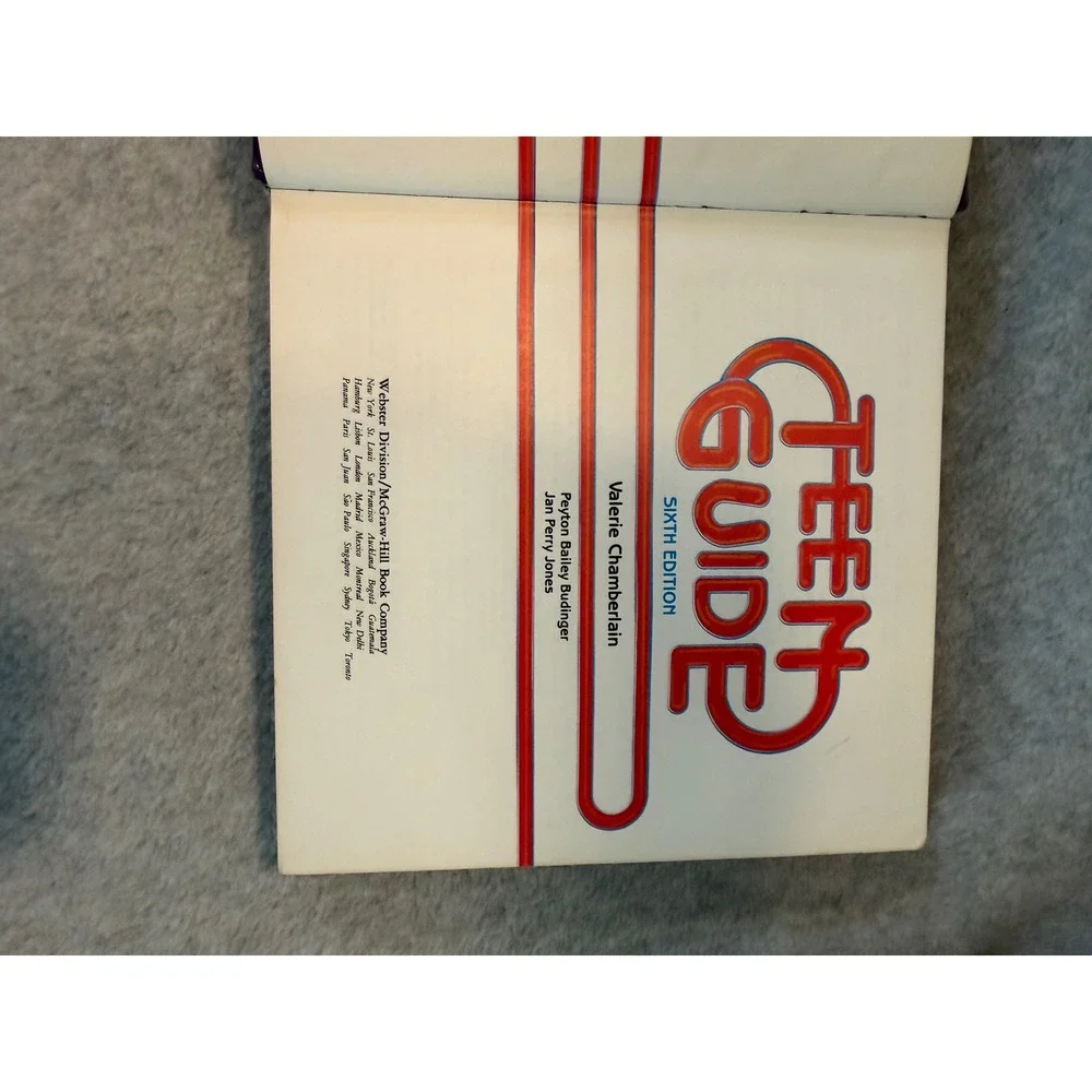 Teen Guide Valerie Chamberlain 1984 Home Economics Textbook 6th Ed McGraw-Hill